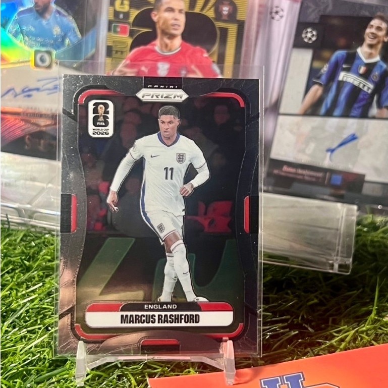Thẻ bóng đá Marcus Rashford Panini Prizm Worldd Cup 2026