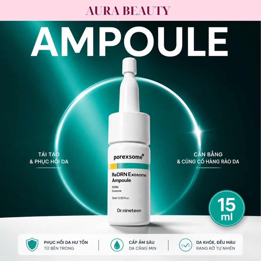 Serum chống lão hoá DR.NINETEEN POREXSOME REDRN EXOSOME AMPOULE (15ML*2EA)