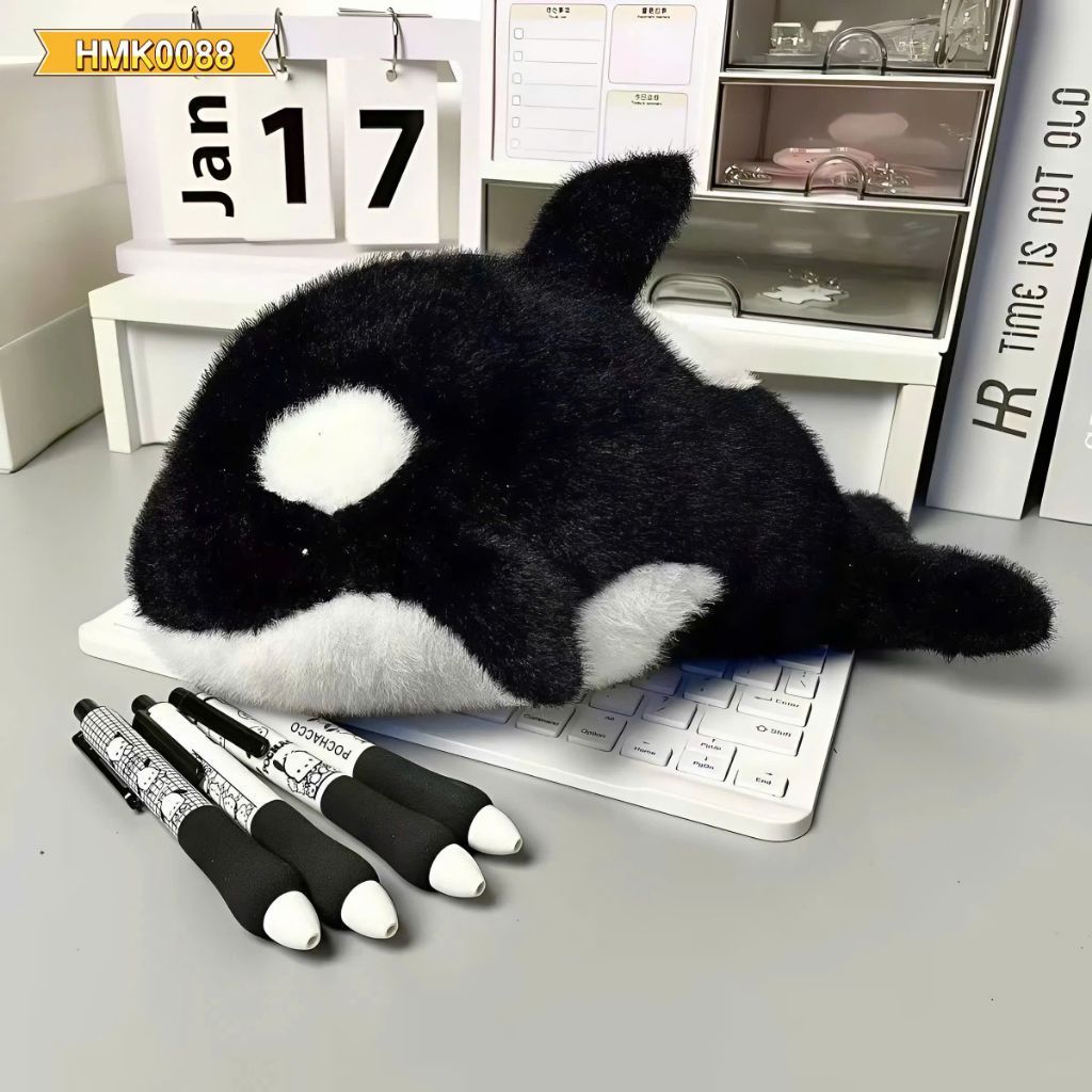 Túi Đựng Bút Hình Cá Voi Killer Whale Dễ Thương