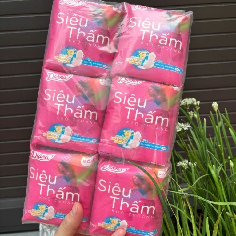 BVS DIANNA SIÊU THẤM LỐC 6 GÓI (48M) LOẠI CÓ CÁNH