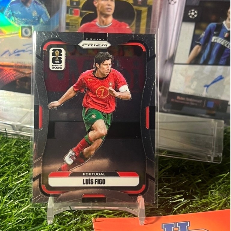 Thẻ bóng đá Luis Figo Panini Prizm Worldd Cup 2026