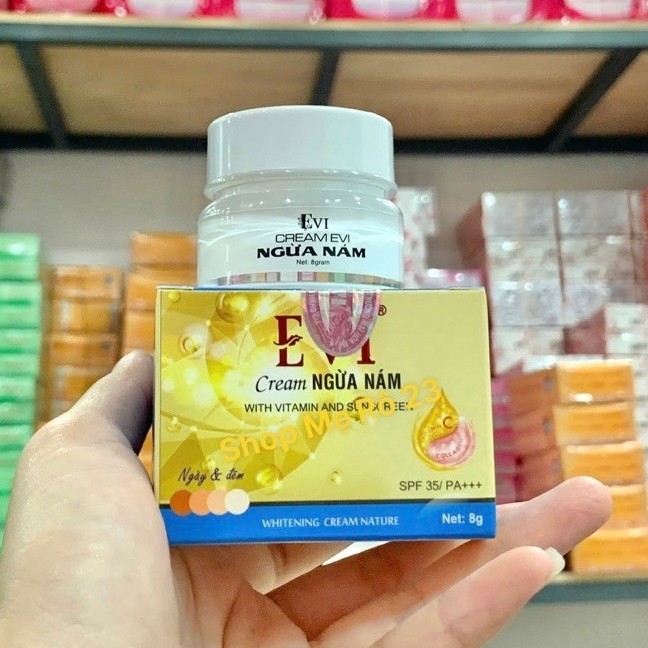 (chính hãng) kem evi ngừa nám hủ 8gram