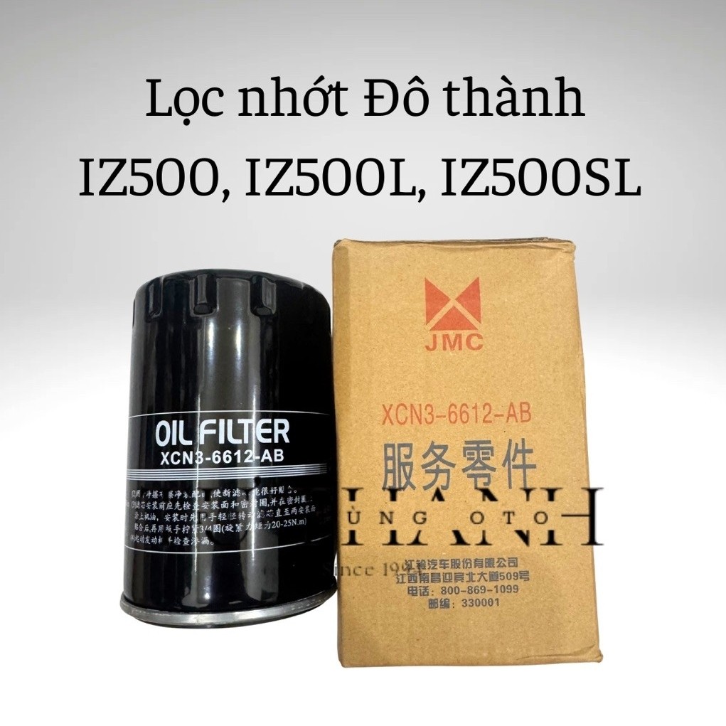 Lọc nhớt đô thành IZ500, IZ500L, IZ500SL - Mã XCN3-6612-AB