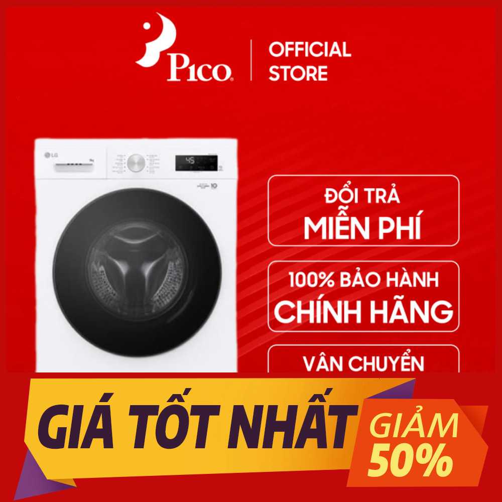 Máy giặt lồng ngang LG 9kg FB1209S5W màu trắng