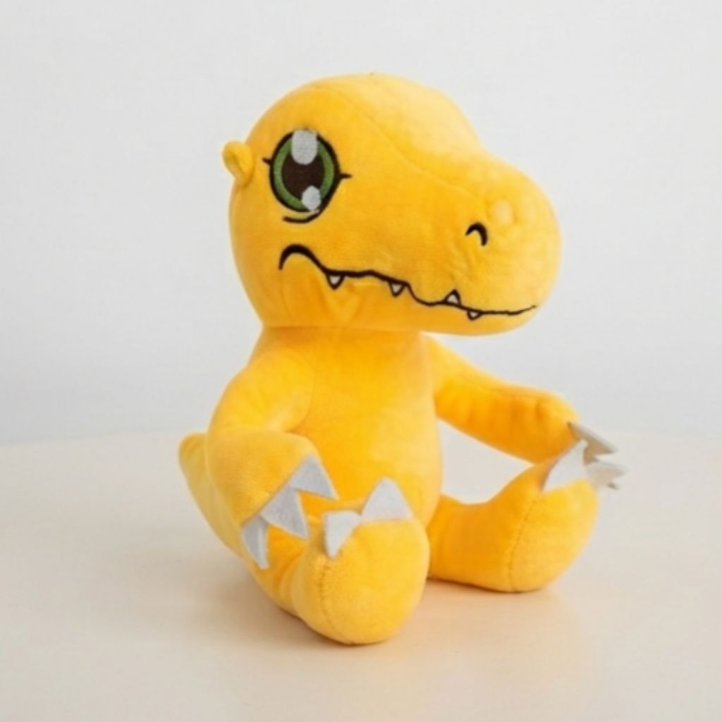Gấu bông nhân vật Agumon trong phim Digimon Adventure