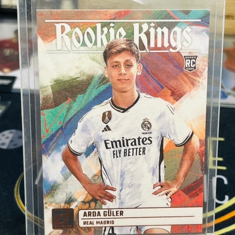 Thẻ bóng đá Arda Guler Real Madrid Rookie Kings Panini Donruss 2023/24