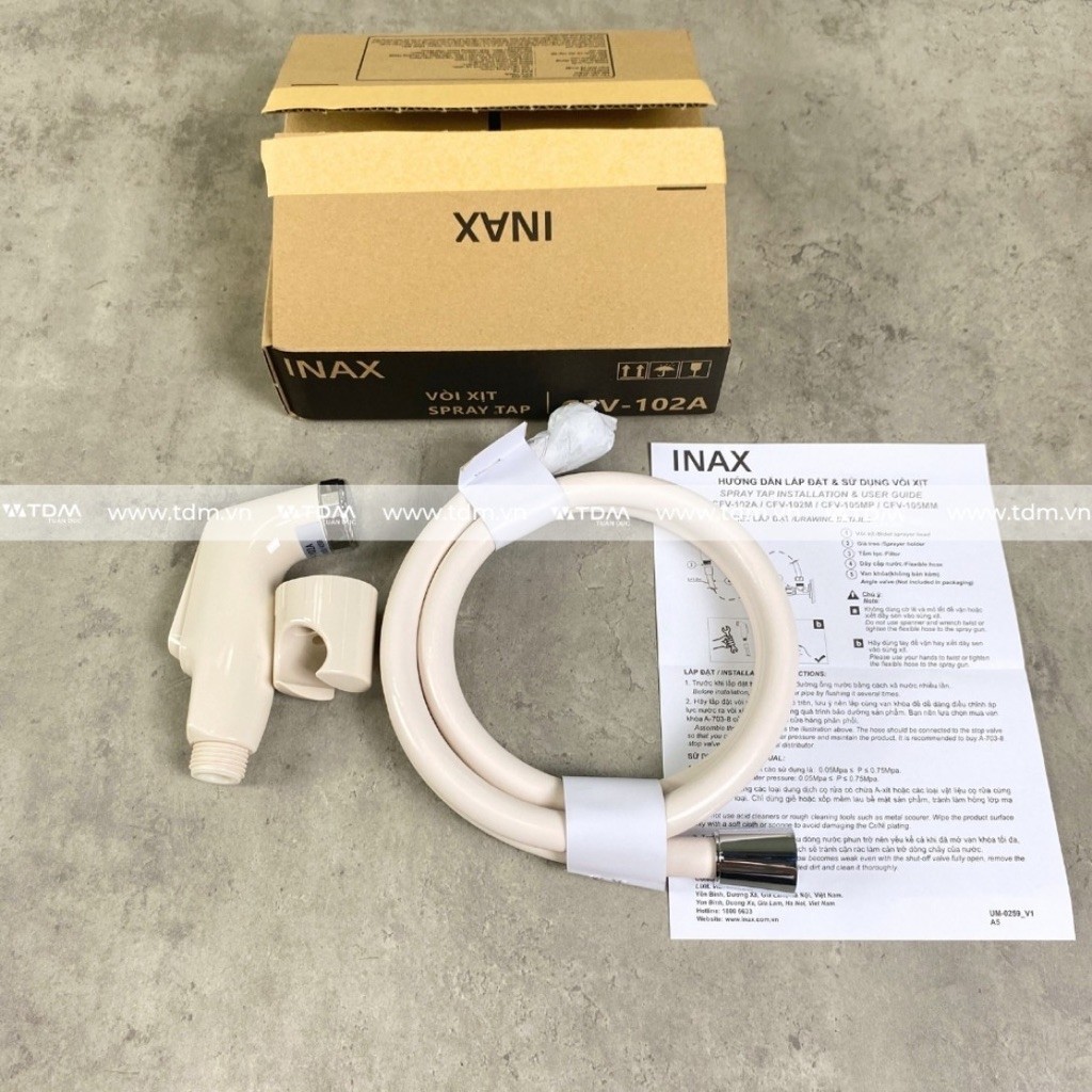 Vòi xịt rửa Toilet INAX CFV-102A CHÍNH HÃNG