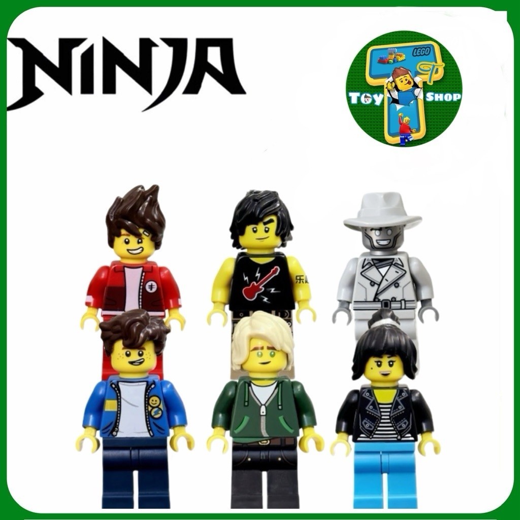 (Có sẵn-Hoả tốc SG) Mô hình lắp ráp Minifigures Ninjaaa các Mini bản Urban city