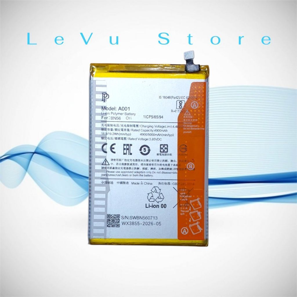 Pin Redmi 9A , 9C , Poco M2 Pro [BN56 / 5000mAh] PP