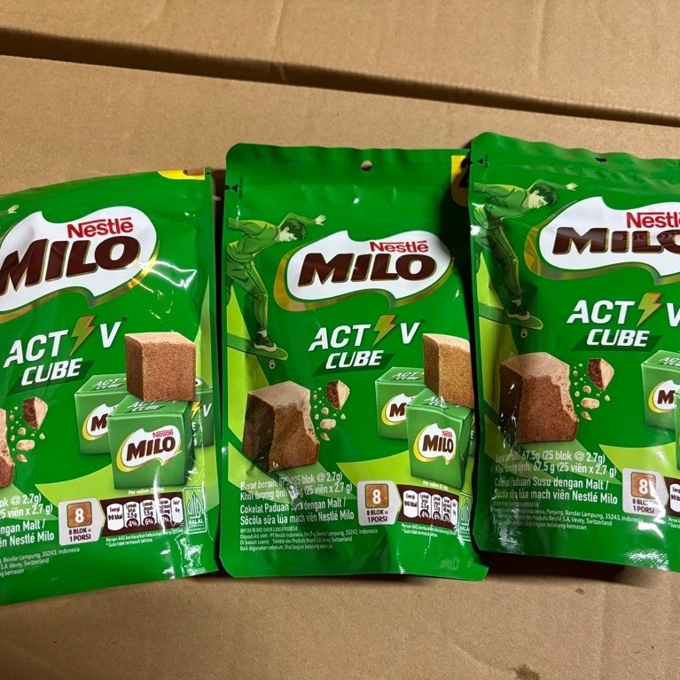 Kẹo Milo Cube Socola 25 Viên - Hương vị socola sữa lúa mạch thơm ngon - 25Pcs