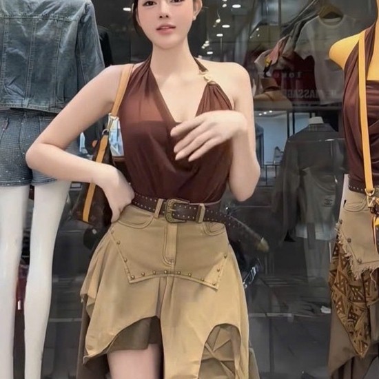 Áo đổ đổ kiểu nữ mềm mịn phối đồ siu đẹp