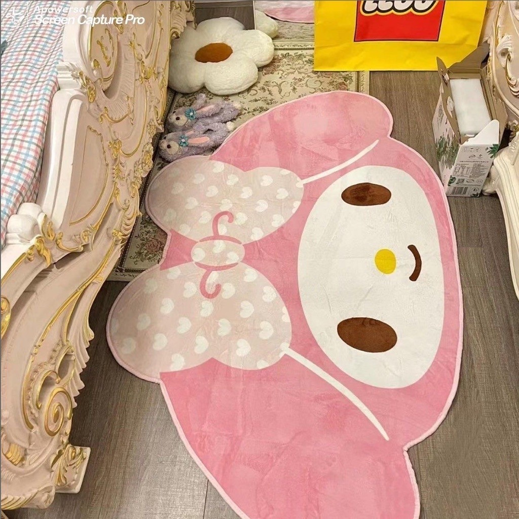 [𝟵𝟬𝟭.𝗦𝘁𝘂𝗱𝗶𝗼] Thảm Lông Melody – Thảm Trải Sàn Sanrio Mềm Mịn Decor Phòng Cute