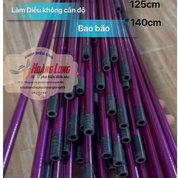 Cacbon tím xịn gốc dày vip -1m1-1m25-1m4 cao cấp Làm Diều