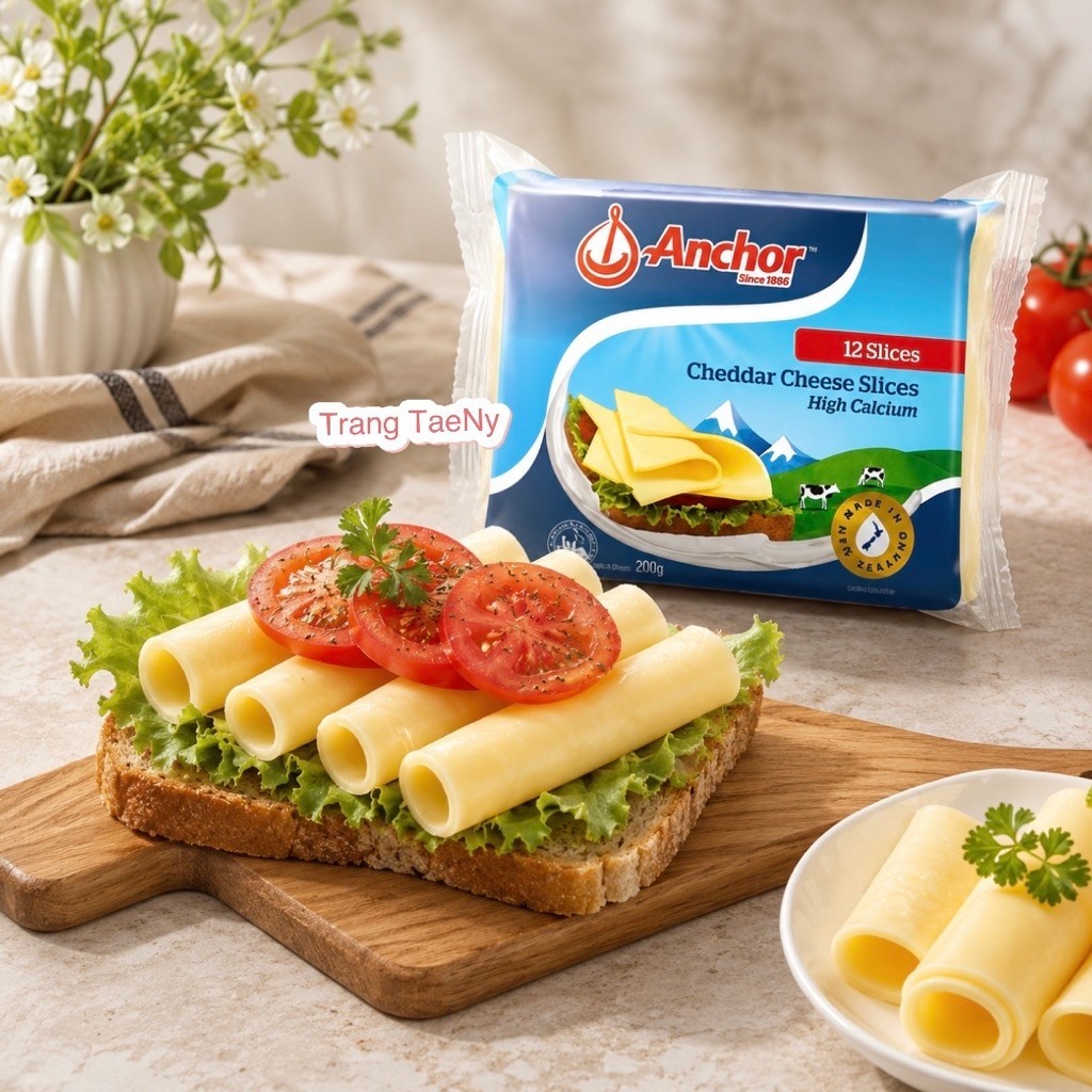 Phô mai lát Cheddar Anchor