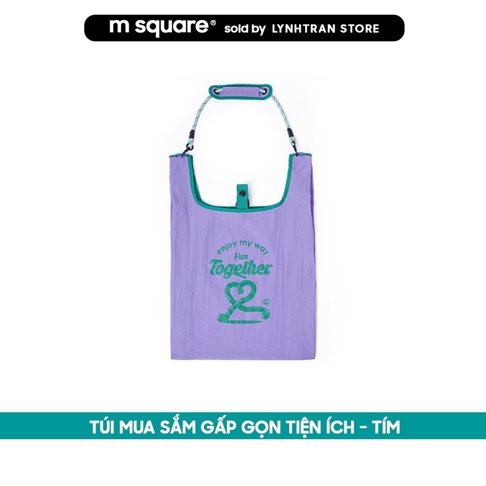 Túi mua sắm gấp gọn 13L Msquare®️Chính hãng giá tốt