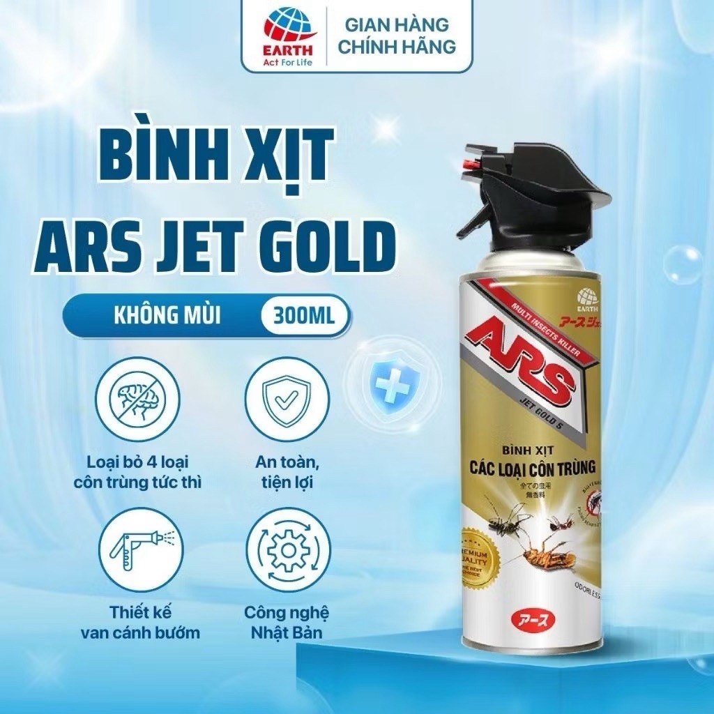 xịt muỗi ars 300ml (combo 12)