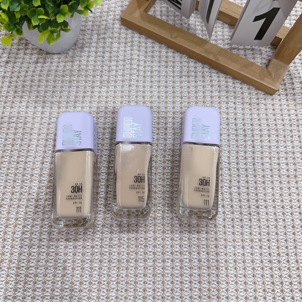 [CTY] Kem Nền MBL Nắp Tím 30H Super Stay Chống Nắng Che Phủ Cao Mỏng Nhẹ Siêu Bền