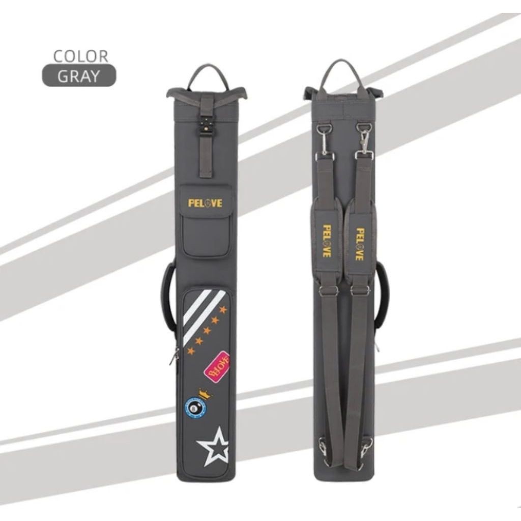 Bao đựng cơ billiards Pelove HQ-8061 3x5 màu gray