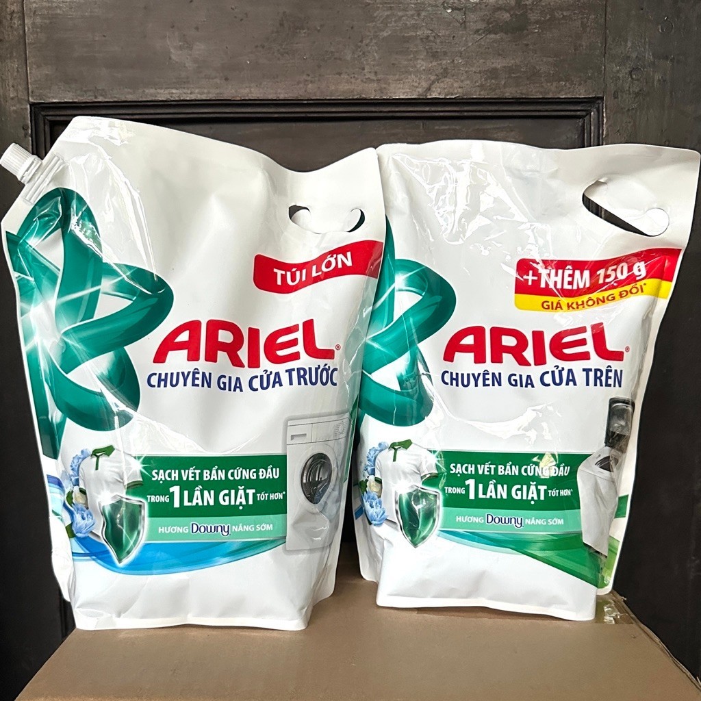 Nước giặt Ariel cửa Trên/ Trước hương Downy Nắng Sớm