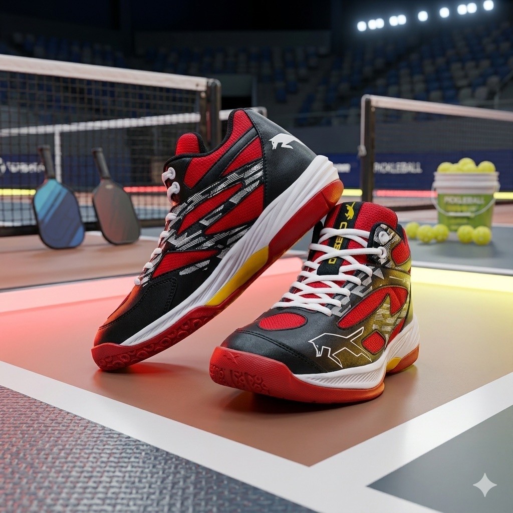 Giày thể thao VHD Fortuner chuyên cày bê tông cho Bóng Chuyền Cầu Lông Pickleball