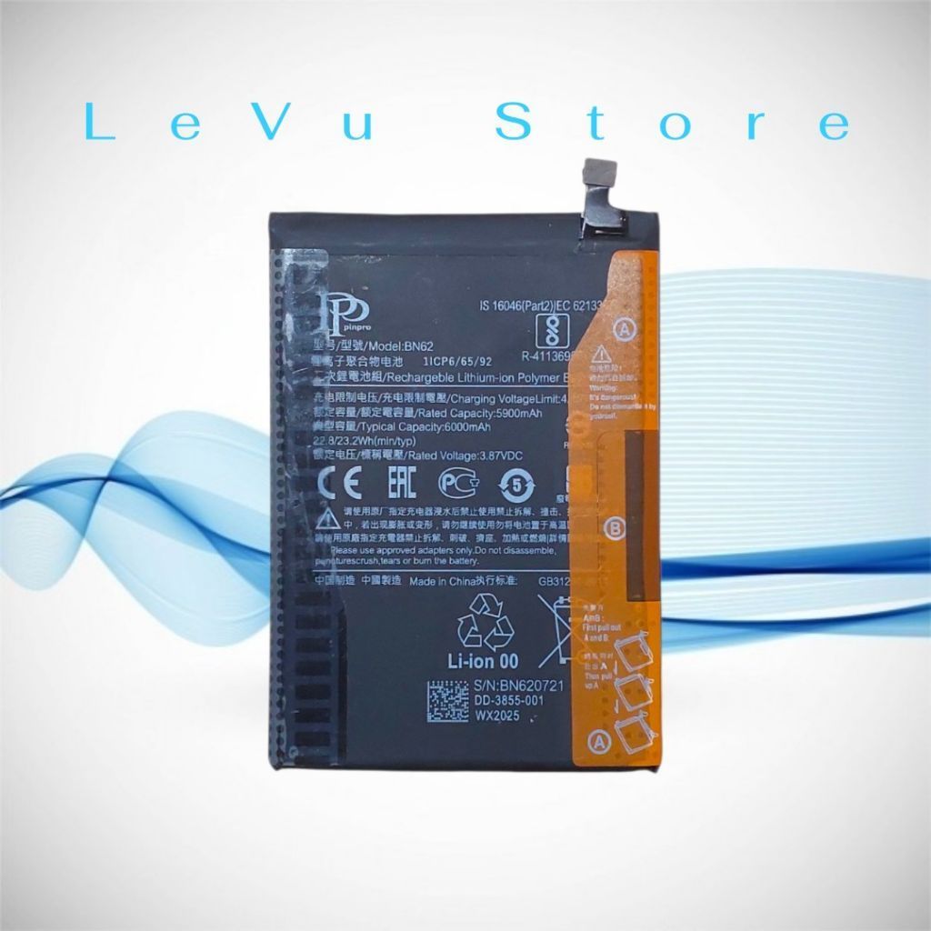 Pin Redmi 9T , Poco M3 [BN62 / 6000mAh] PP