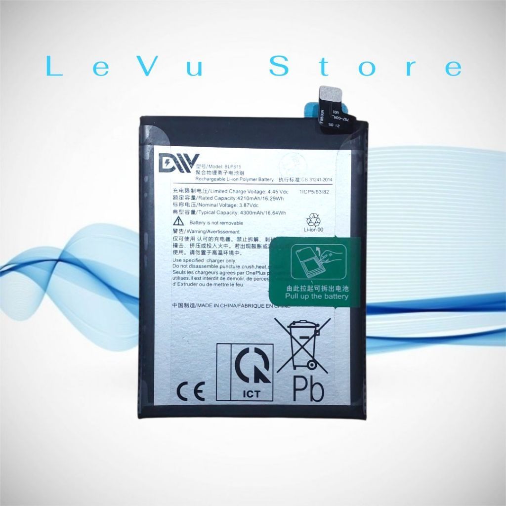 Pin OnePlus Nord N10 5G [BLP815 , 4300mAh] Hãng DV