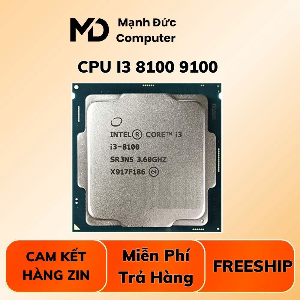 Hàng Lướt | CPU intel Core i3 9100 | i3 8100 Hàng Bóc Máy Không Lỗi lầm gì sk 1151V2