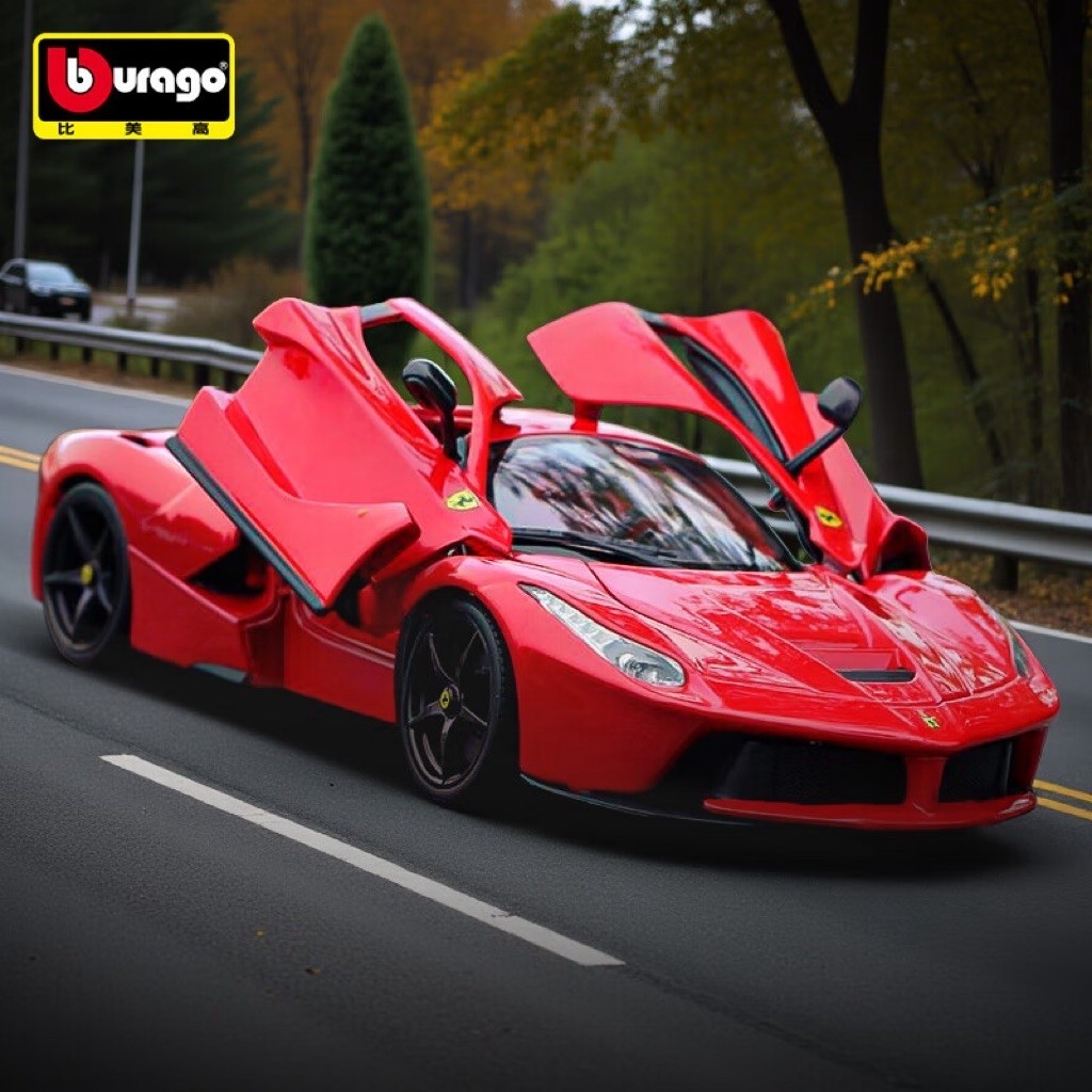 Mô Hình Ferrari LaFerrari 1:18 Bburago Hợp Kim Diecast Mở Cửa Nội Thất Chi Tiết Cao Cấp