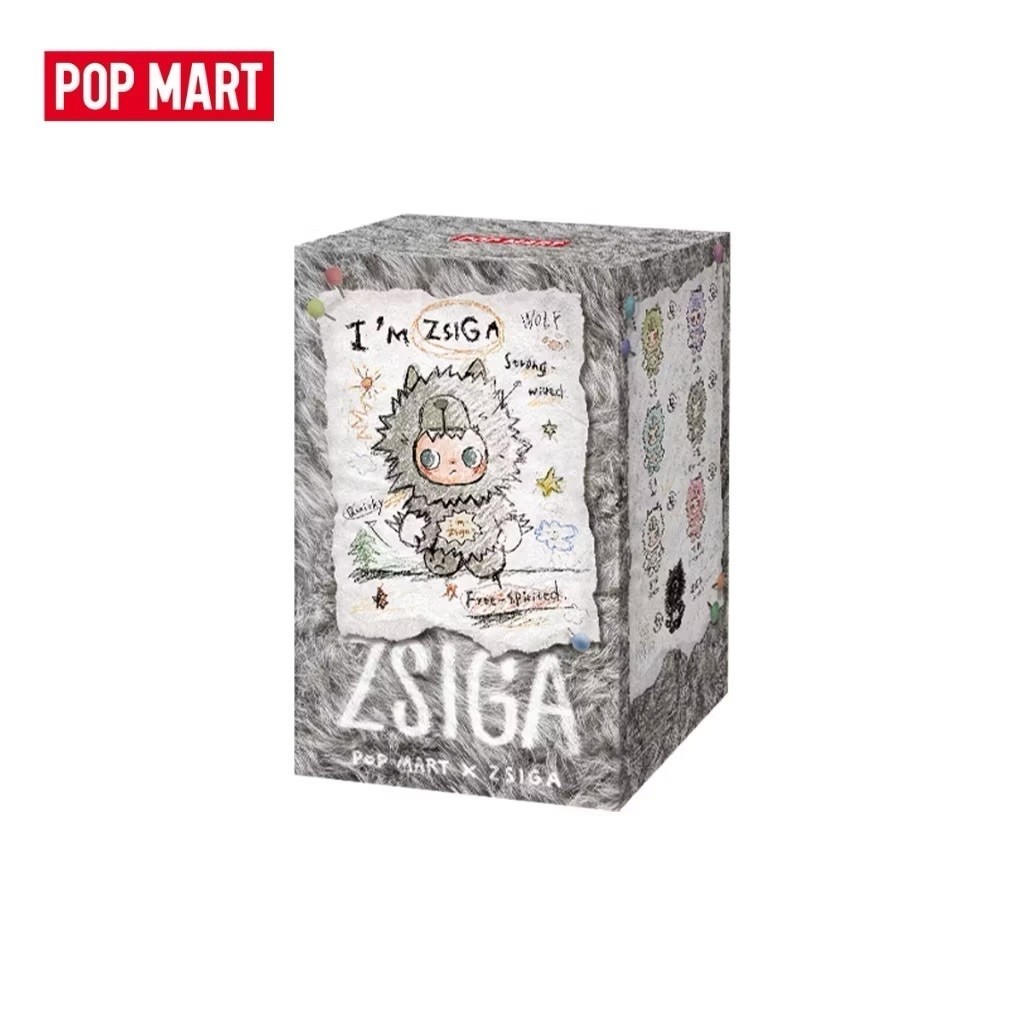 POP MART ZSIGA I'm Zsiga Series-Vinyl Plush Pendant - Single Box