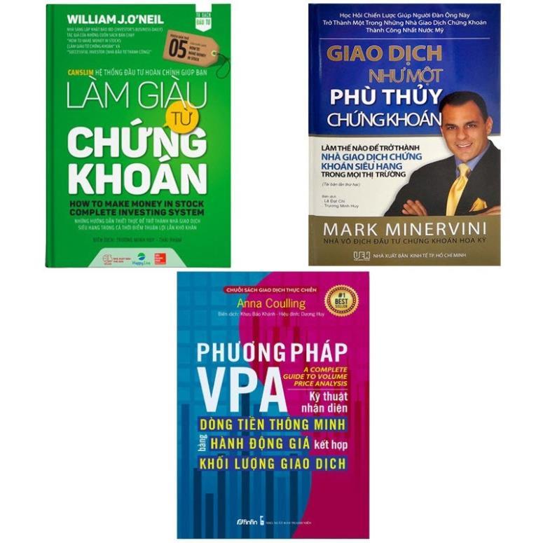 Combo 3Q: Làm Giàu Từ Chứng Khoán + Giao Dịch Như Một Phù Thuỷ Chứng Khoán + Phương pháp VPA