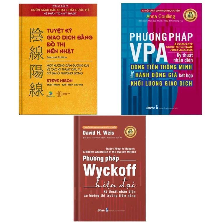 Combo 3Q: Tuyệt kỹ Giao dịch bằng đồ thị nến Nhật, Phương pháp VPA và Phương Pháp Wyckof Hiện Đại