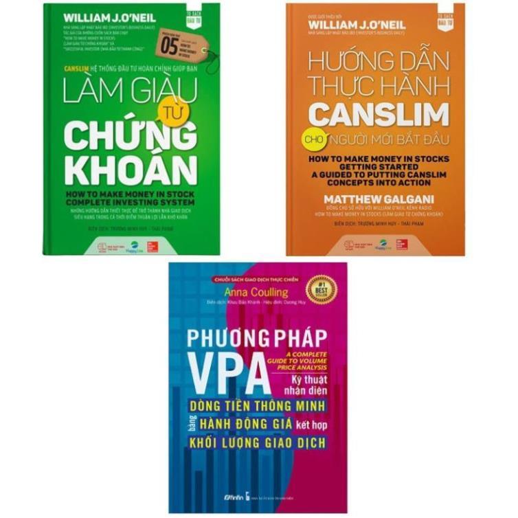 Combo 3Q: Làm Giàu Từ Chứng Khoán + Thực hành CANSLIM + Phương pháp VPA