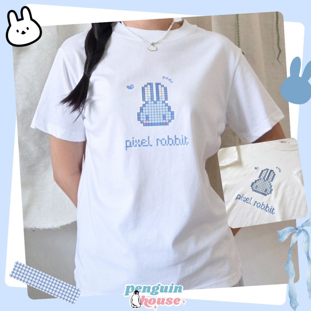 Áo thun babytee Pixel Rabbit - Penguin House