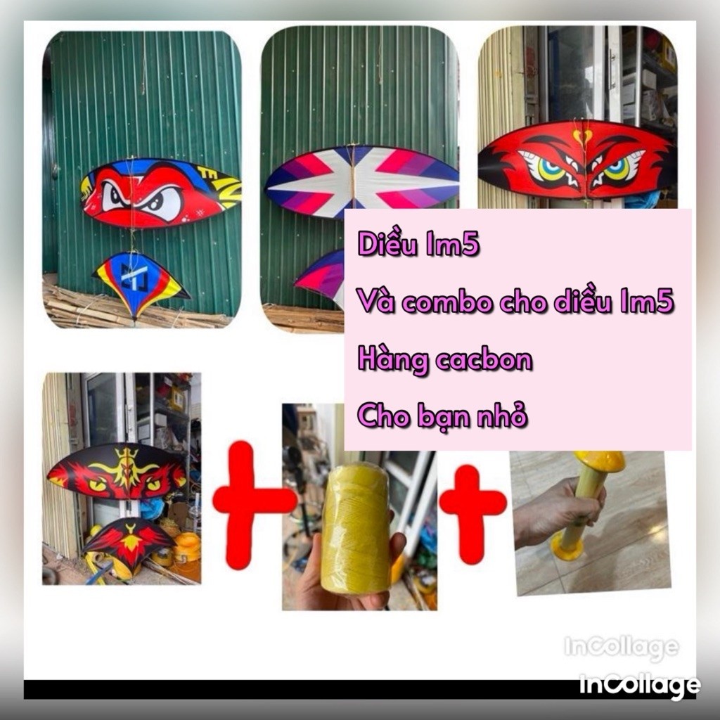 Diều 1m5 và combo 1m5