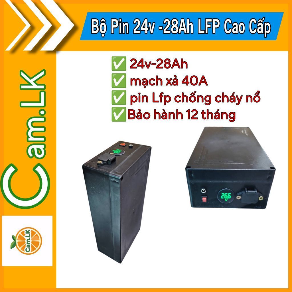 Hộp 8s -24v LFP cao cấp cho các thiết bị 24v Dc vv..