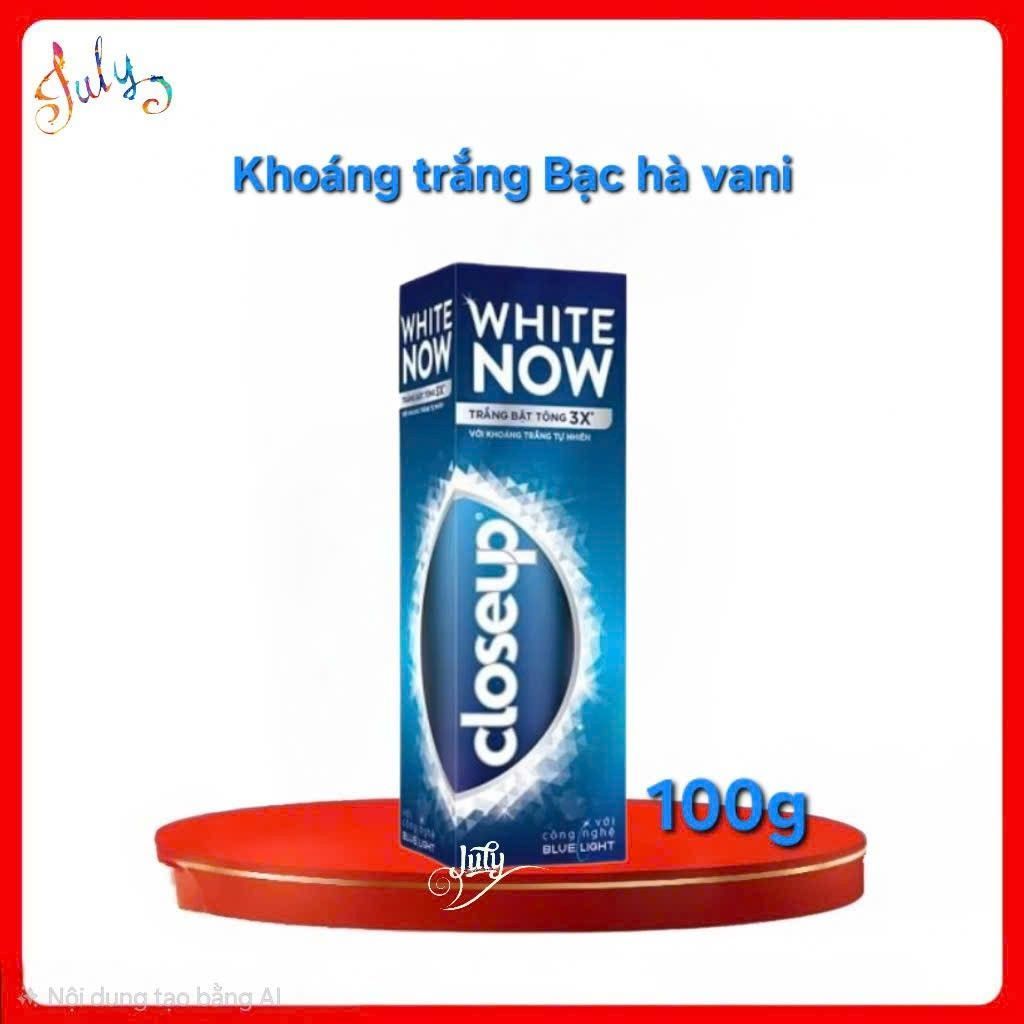 (Kdr) Kem Đánh Răng Closeup White Now Khoáng Trắng 100g