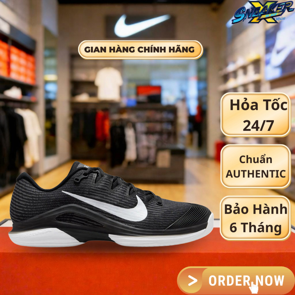 [BIG 𝙎𝘼𝙇𝙀 Chính Hãng ] Giày Vapor12 Panda Nike Vapor 12 Tennis Pickleball Bóng Chuyền Nam Nữ