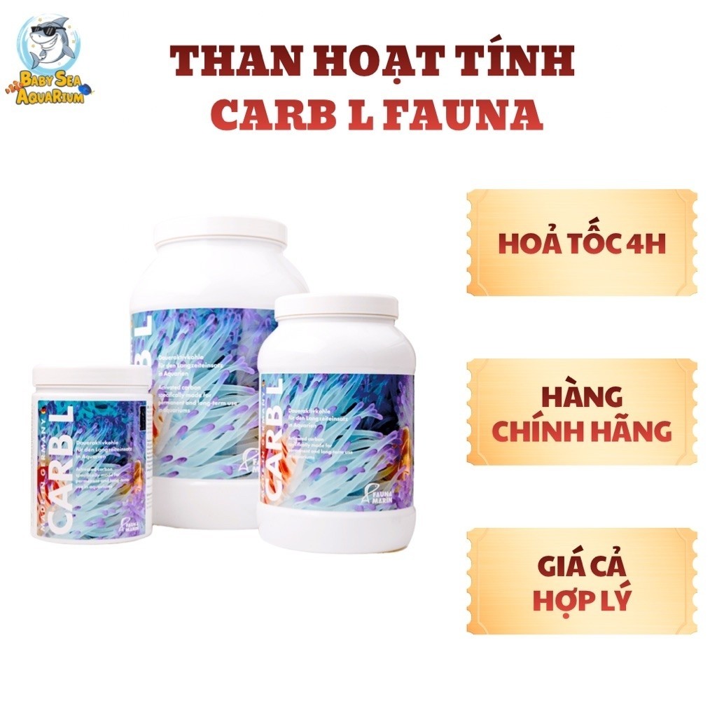 [CHIẾT LẺ] Than Hoạt Tính CARB L FAUNA MARIN- Lọc nước cho bể cá biển