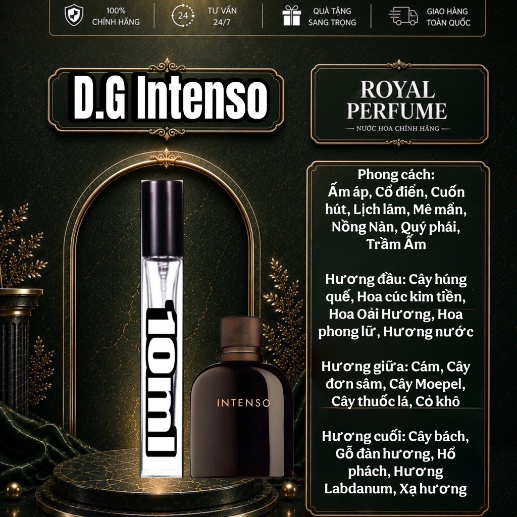 10ml DG Intenso EDP | Royal Perfume