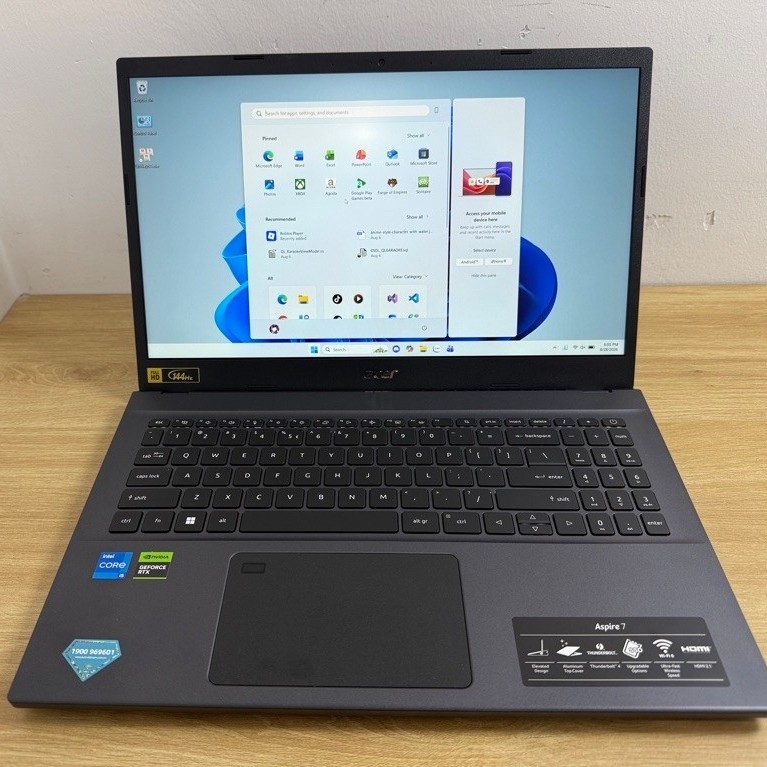 Acer Gaming Aspire 7 A715 76G 5806 - NH.QMFSV.002 (i5 12450H, 16GB, 512GB, RTX 3050 4GB, Full HD 144