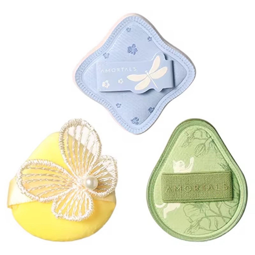 AMORTALS | Bộ Bông Phấn Mini Che Khuyết Điểm và Bông Phấn