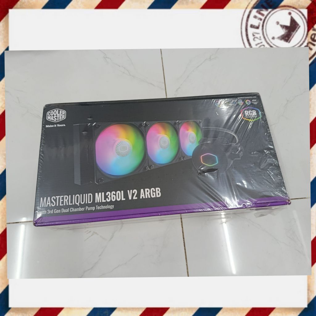 Hàng chính hãng 💯 tản nhiệt nước AIO Cooler Master MasterLiquid ML360L V2 ARGB new