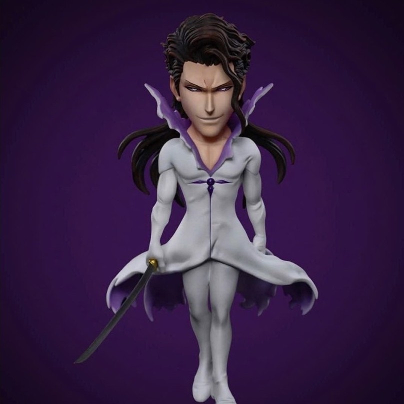 Mô hình Resin WCF chính hãng Yz Studio Bleach The Evolution of Aizen Sosuke Bankai Hogyoku Fusion 3