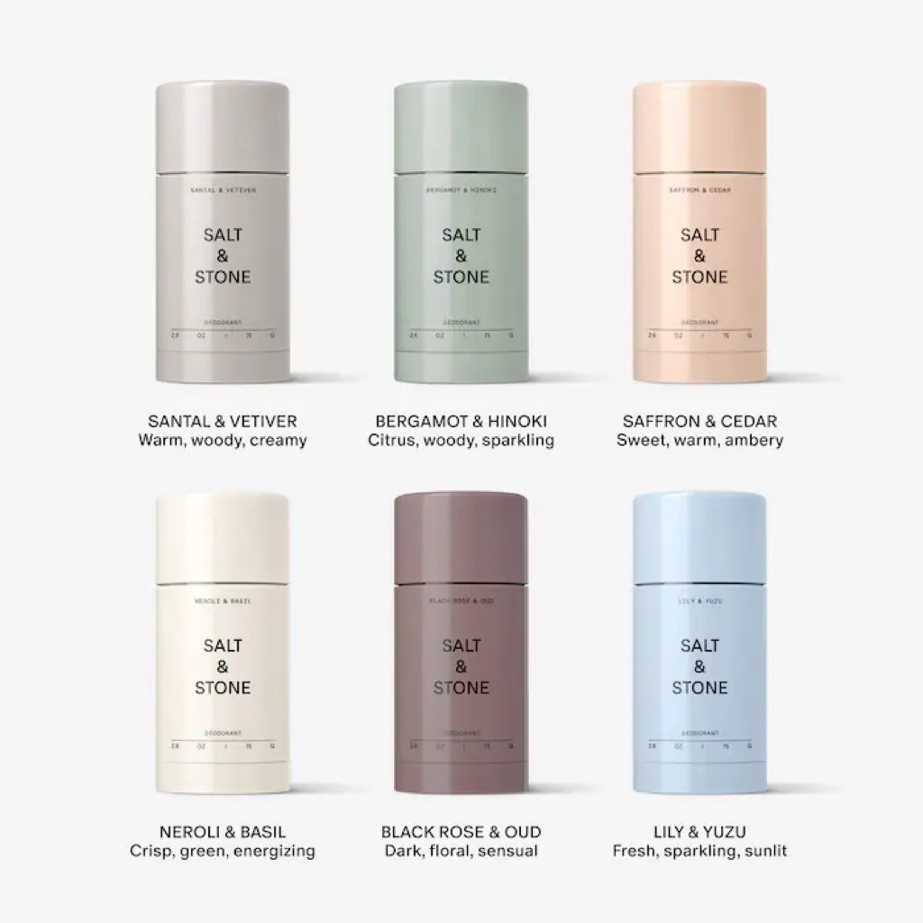 Lăn khử mùi cơ thể Salt & Stone Extra-Strength Aluminum-Free Deodorant