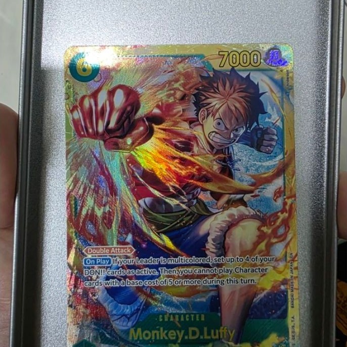 Thẻ bài One Piece chính hãng (Authentic One Piece Trading Cards): Monkey D. luffy (OP13-118) (sec)