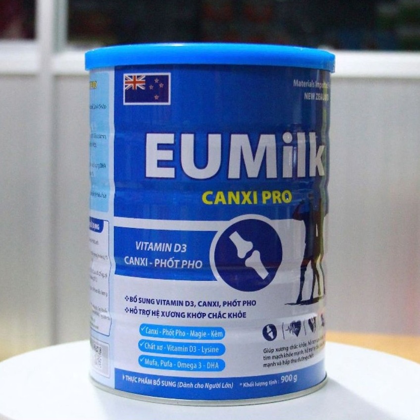 Sữa bột Eu Milk canxi pro Sài Gòn Milk 900g.