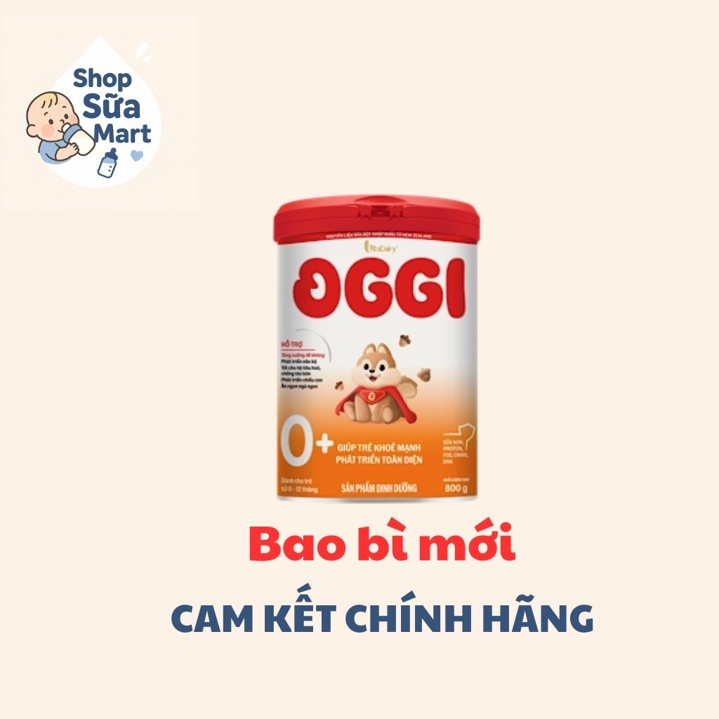 Sữa OGGI 0+ lon 800gr( DATE MỚI NHẤT-A)