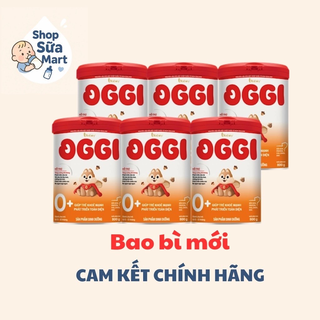 Combo 12lon OGGI 0+ lon 800gr(DATE MỚI NHẤT-A)