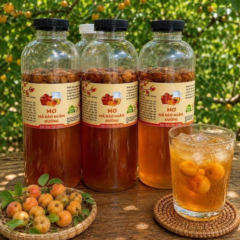 Mơ má đào ngâm đường hộp 1 kg