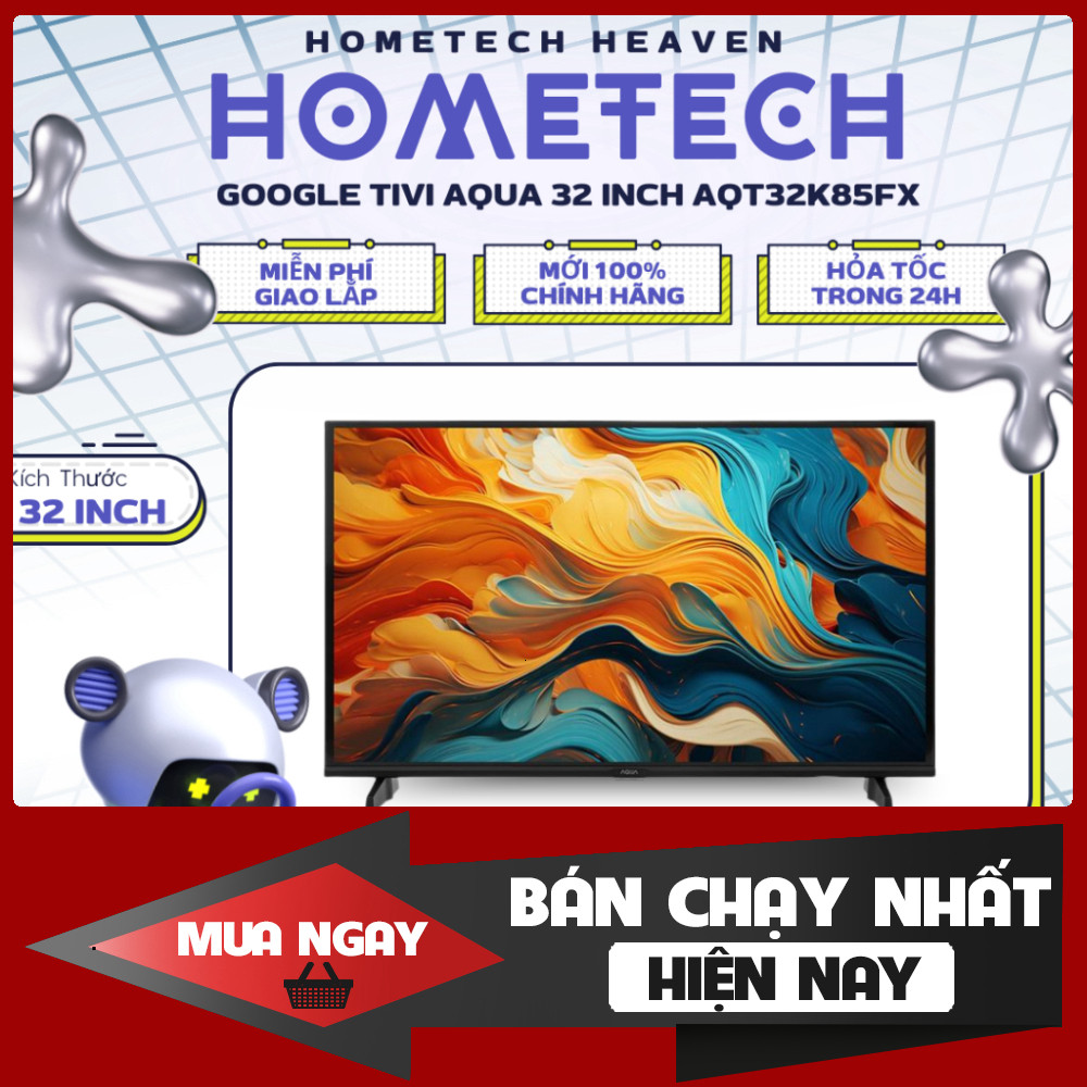 AQT32K85FX - Google Tivi Aqua 32 inch AQT32K85FX - CHÍNH HÃNG